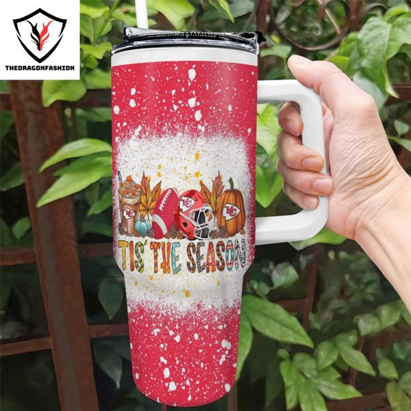 Kansas City Chiefs – Tis The Season Tumbler With Handle And Straw