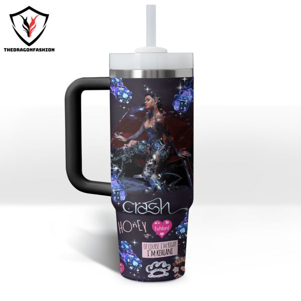 Kehlani – Crash World Tour Tumbler With Handle And Straw