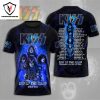 KISS Band – End Of The Road World Tour Siganture 3D T-Shirt