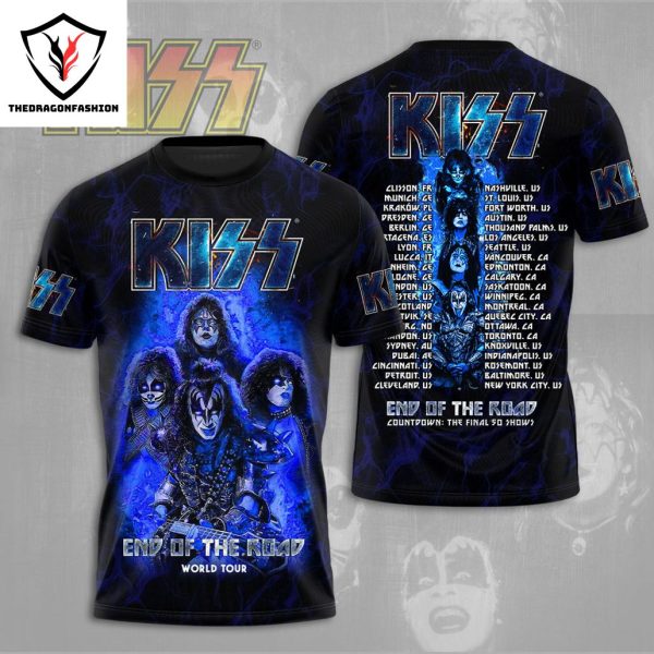 KISS Band – End Of The Road World Tour 3D T-Shirt