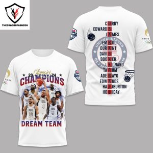 USA Basketball Olympic Games Paris 3D T-Shirt