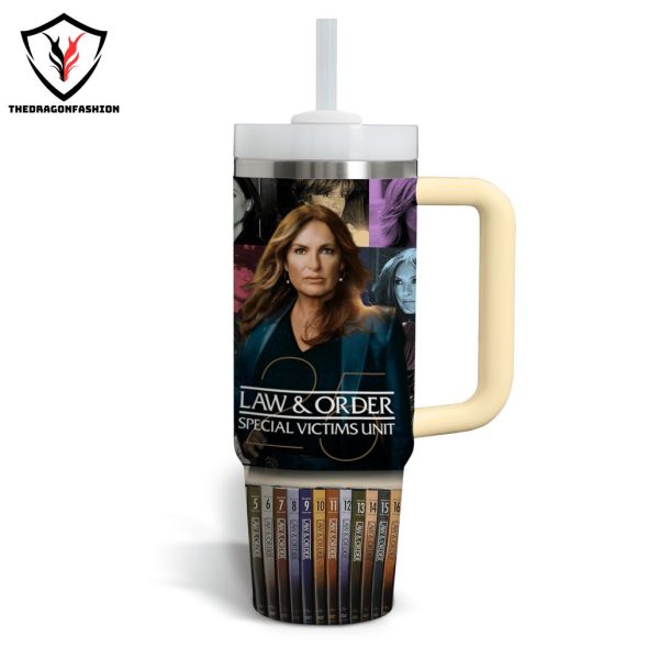 Law & Order Special Victims Unit Tumbler With Handle And Straw