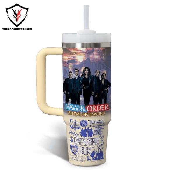 Law & Order Special Victims Unit Tumbler With Handle And Straw