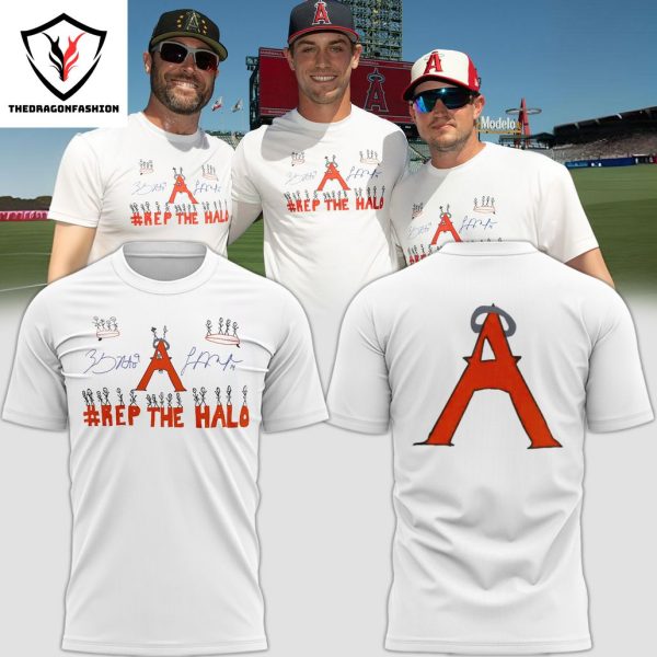 Los Angeles Angels Rep The Halo 3D T-Shirt