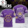 LSU Tigers Est 1860 Design 3D T-Shirt -White