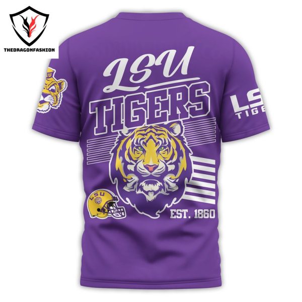 LSU Tigers Est 1860 Design 3D T-Shirt