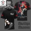 Marilyn Manson – My Red Flag Is Your White One 3D T-Shirt