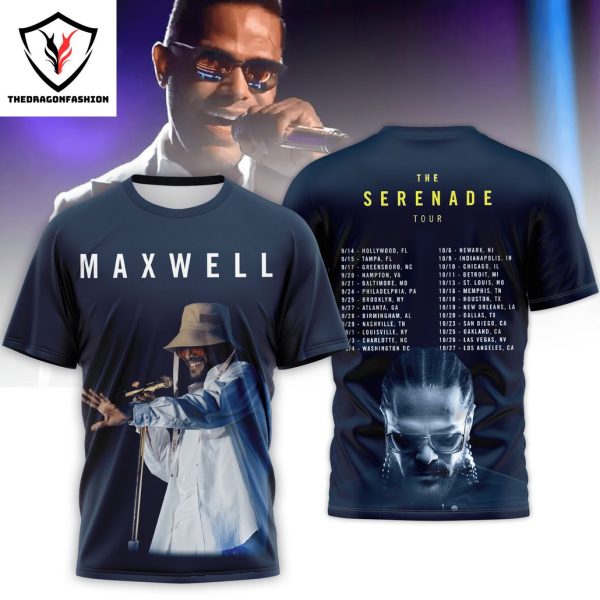 Maxwell The Serenade Tour Design 3D T-Shirt