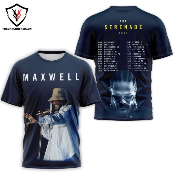 Maxwell The Serenade Tour Design 3D T-Shirt