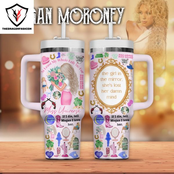 Megan Moroney Miss Universe Tumbler With Handle And Straw