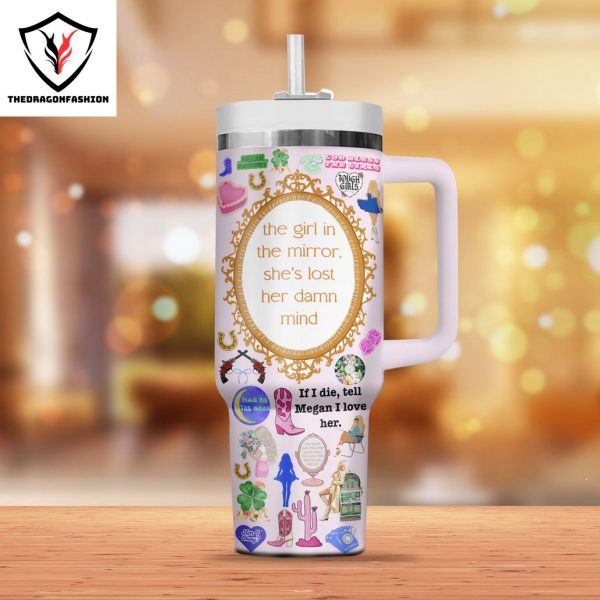 Megan Moroney Miss Universe Tumbler With Handle And Straw