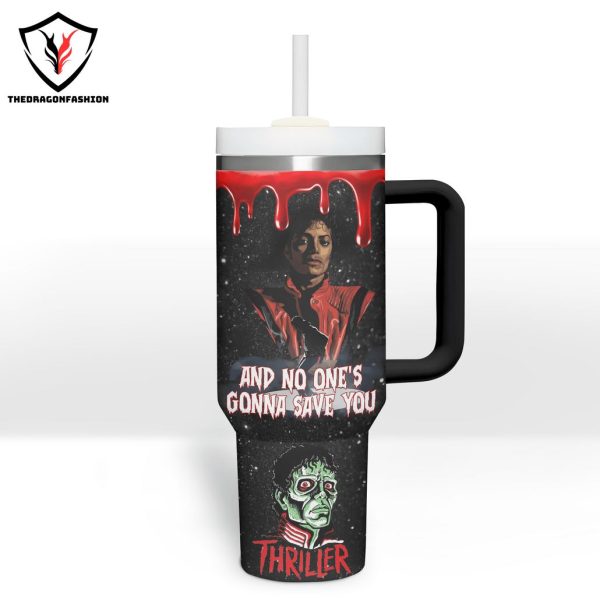 Michael Jackson Thriller Tumbler With Handle And Straw