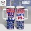 New England Patriots Go Pats Tumbler With Handle And Straw