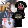 Scottie Scheffler Gold Medal 2024 Olympic Game 3D T-Shirt