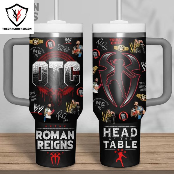 OTC Roman Reigns – Head Of The Table Tumbler With Handle And Straw