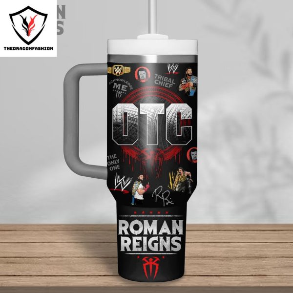 OTC Roman Reigns – Head Of The Table Tumbler With Handle And Straw