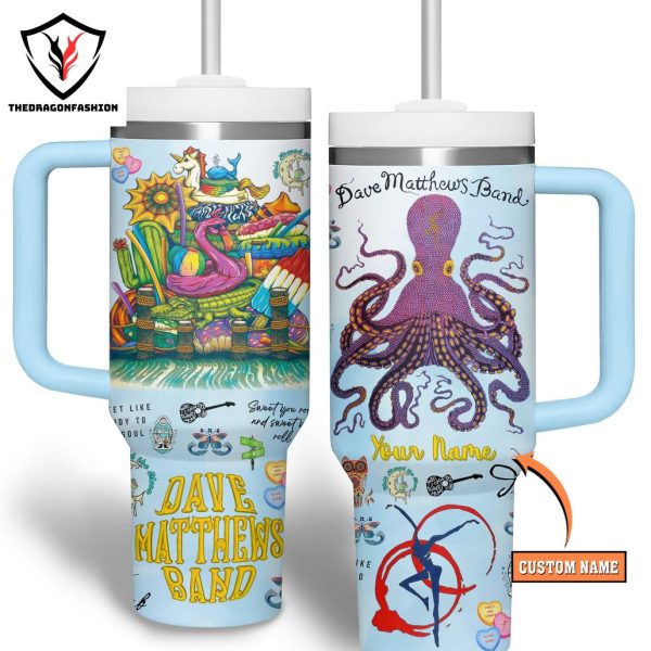 Personalized Dave Matthews Band Sweet Tumbler With Handle And Straw