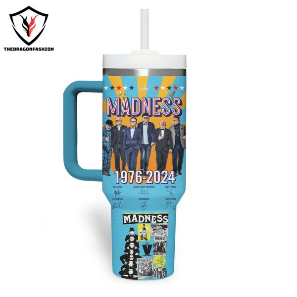 Personalized Madness 1976-2024 The Get Up Signature Tumbler With Handle And Straw