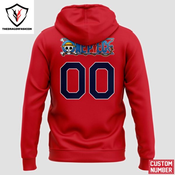 Personalized One Piece x Boston Red Sox Theme Night Hoodie