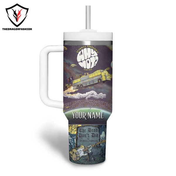 Personalized Sturgill Simpson Cuttin Grass Tumbler With Handle And Straw