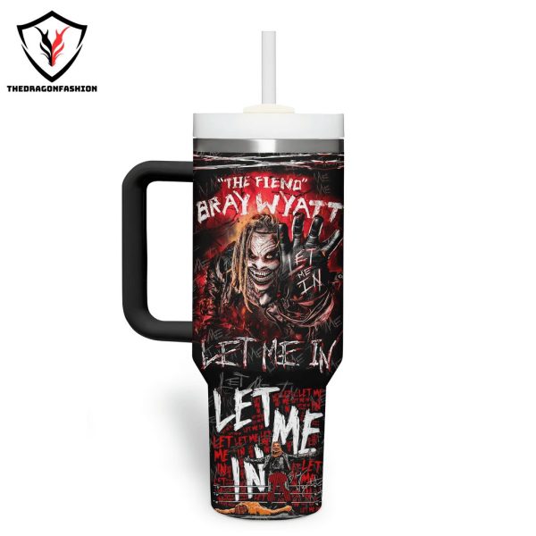 Personalized The Fiend Bray Wyatt – Let Me In Tumbler With Handle And Straw