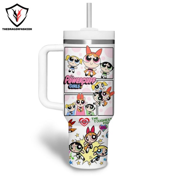 Personalized The Powerpuff Girls Tumbler With Handle And Straw