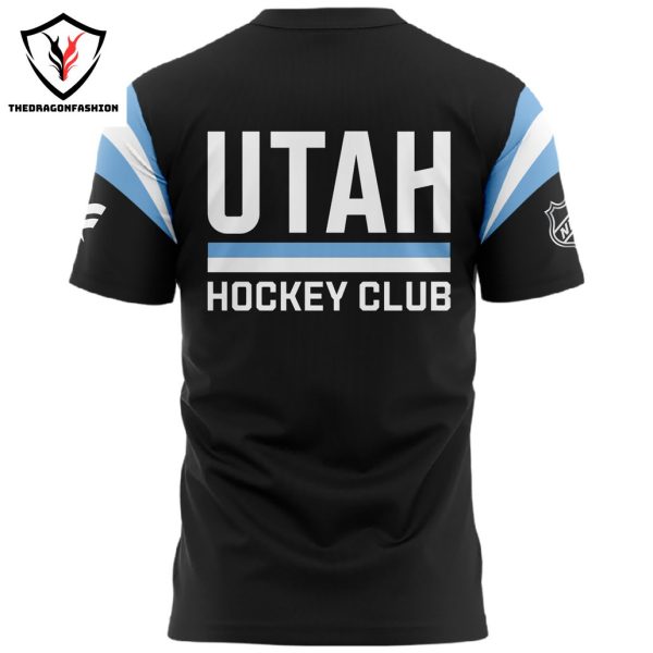 Personalized Utah Hockey Club 2024-25 Season Design 3D T-Shirt – Black