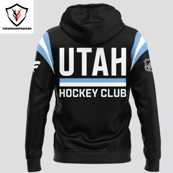 Personalized Utah Hockey Club 2024-25 Season Design Hoodie- Black