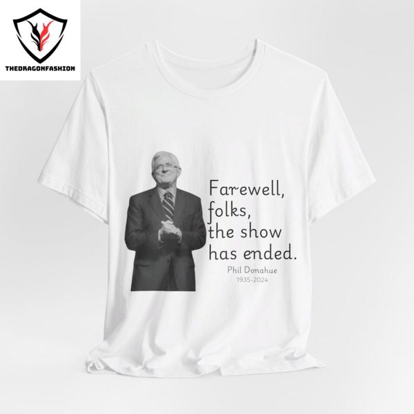 Phil Donahue Farewell Tribute T-Shirt