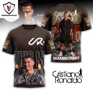 Cristiano Ronaldo 7 Signature 3D T-Shirt