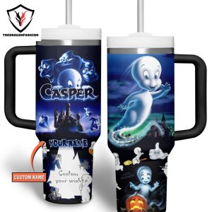 Happy Halloween Day Design Tumbler With Handle And Straw