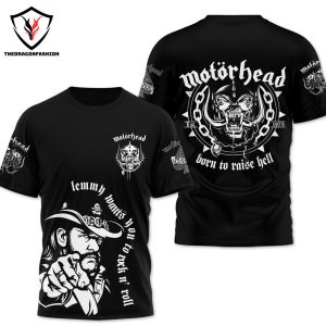 Motorhead – Born To Raise Hell Design 3D T-Shirt