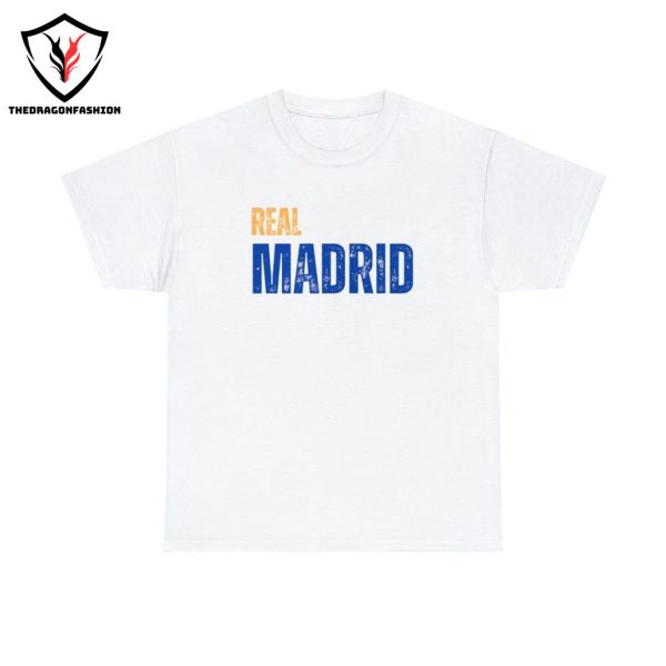 Real Madrid Unisex Heavy Cotton Tee, Real Madrid Fan T-shirt