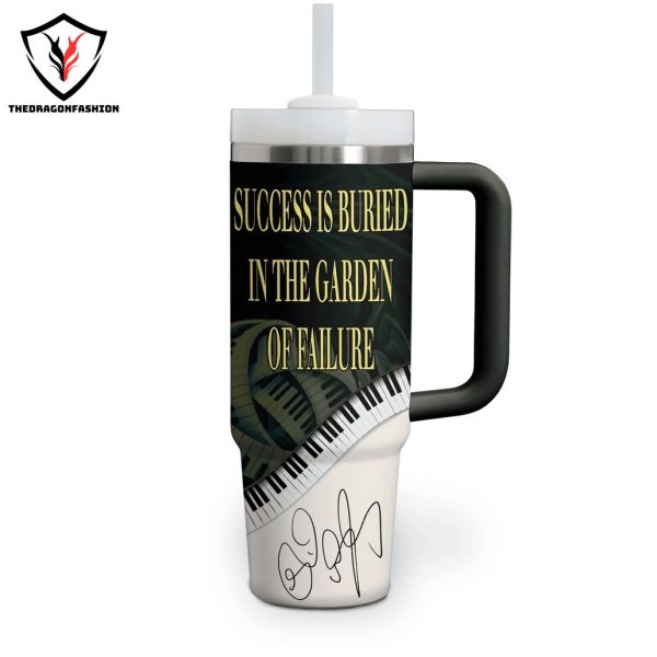 Rick Wakeman – Success Is Buried In The Garden Of Failure Tumbler With Handle And Straw