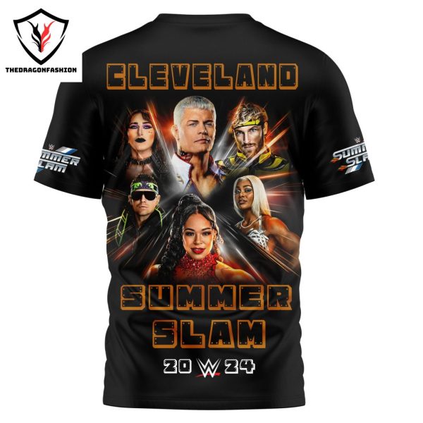 Summer Slam Cleveland 2024 WWE Design 3D T-Shirt