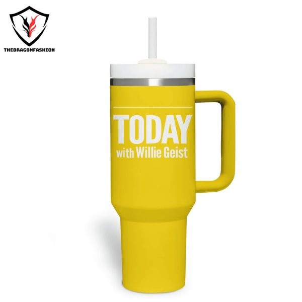 Sunday Today With Willie Geist Tumbler With Handle And Straw