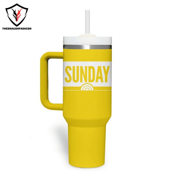 Sunday Today With Willie Geist Tumbler With Handle And Straw