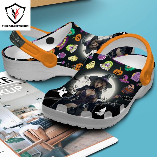 Taylor Swift Happy Halloween Design Crocs