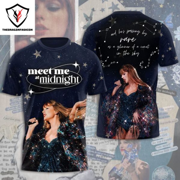 Taylor Swift Meet Me At Midnight 3D T-Shirt