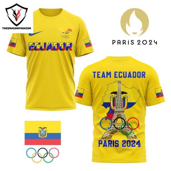 Team Ecuador Olympic Paris 2024 3D T-Shirt