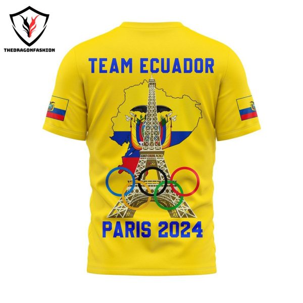 Team Ecuador Olympic Paris 2024 3D T-Shirt