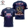 Scottie Scheffler Gold Medal 2024 Olympic Game 3D T-Shirt