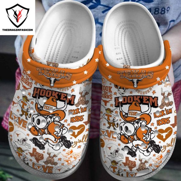 Texas Longhorns Hook Em Horns Crocs