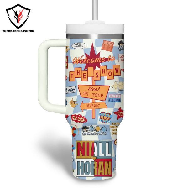 The Show Live On Tour Niall Horan 2024 Tumbler With Handle And Straw