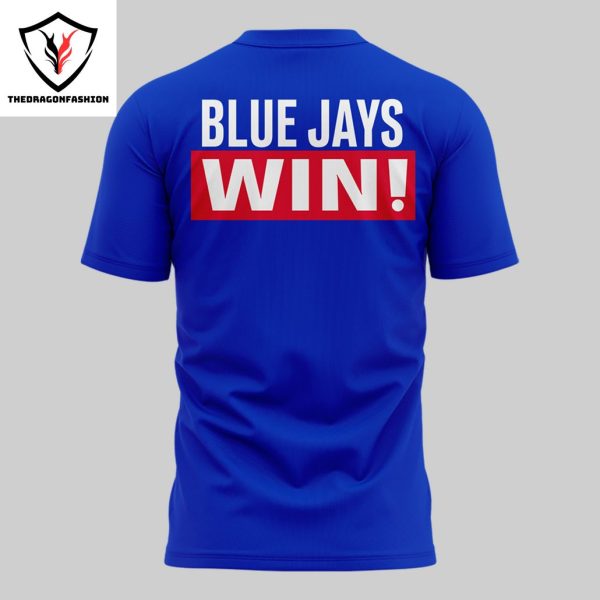 Toronto Blue Jays Wins Design 3D T-Shirt