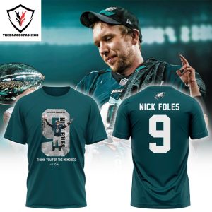 Philadelphia Eagles Jason Kelce 2011-2023 & Fletcher Cox Signature Thank You For The Memories T-Shirt