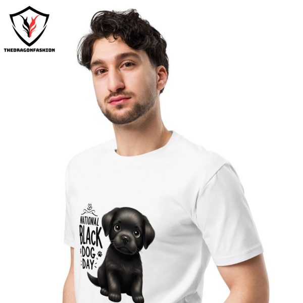 Unisex Premium T-shirt National Black Dog Day