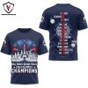 USA Men Basketball Olympics 2024 Champions Design 3D T-Shirt