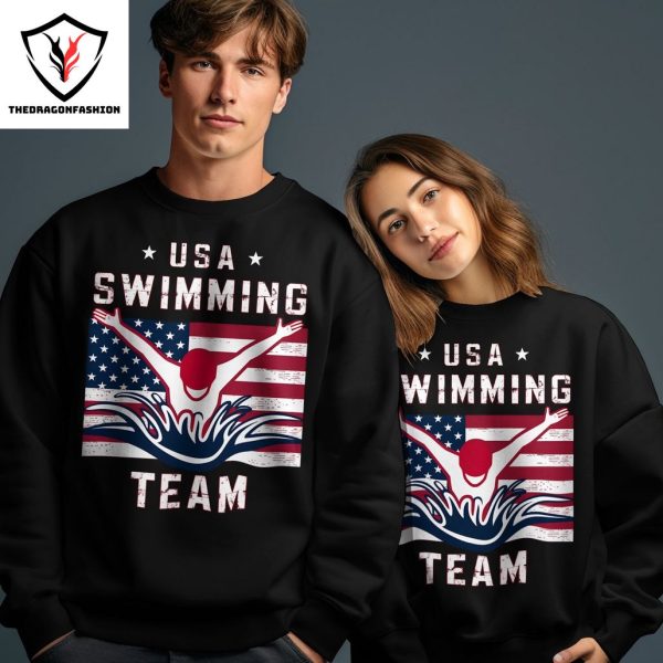 USA Swimming Team Shirt PNG, Paris 2024 Summer Games France T-Shirt PNG, Sports Fan Gift, Swimmer Gift Tee, Commercial License