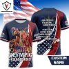 USA Men Basketball 2024 Olympic Champions Signature Design 3D T-Shirt – White